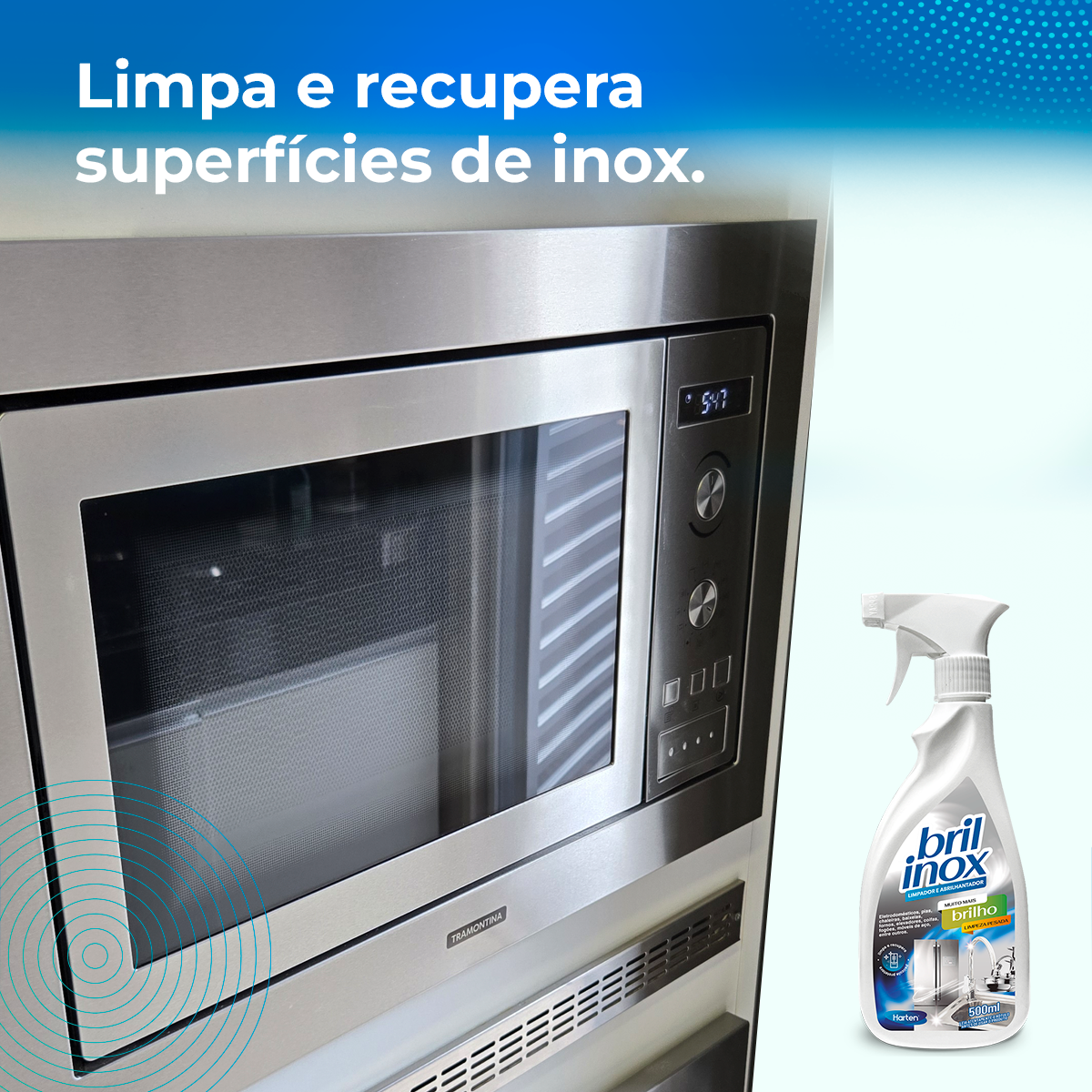 Bril Inox- Limpador Abrilhantador De Inox