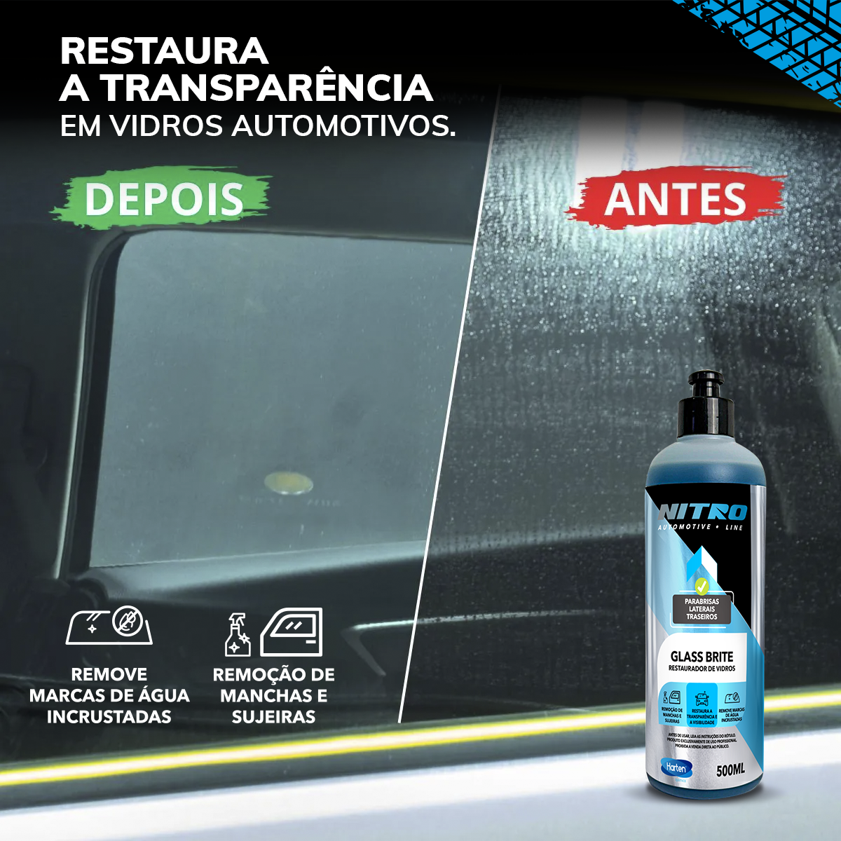Glass Brite- Restaurador de Vidros