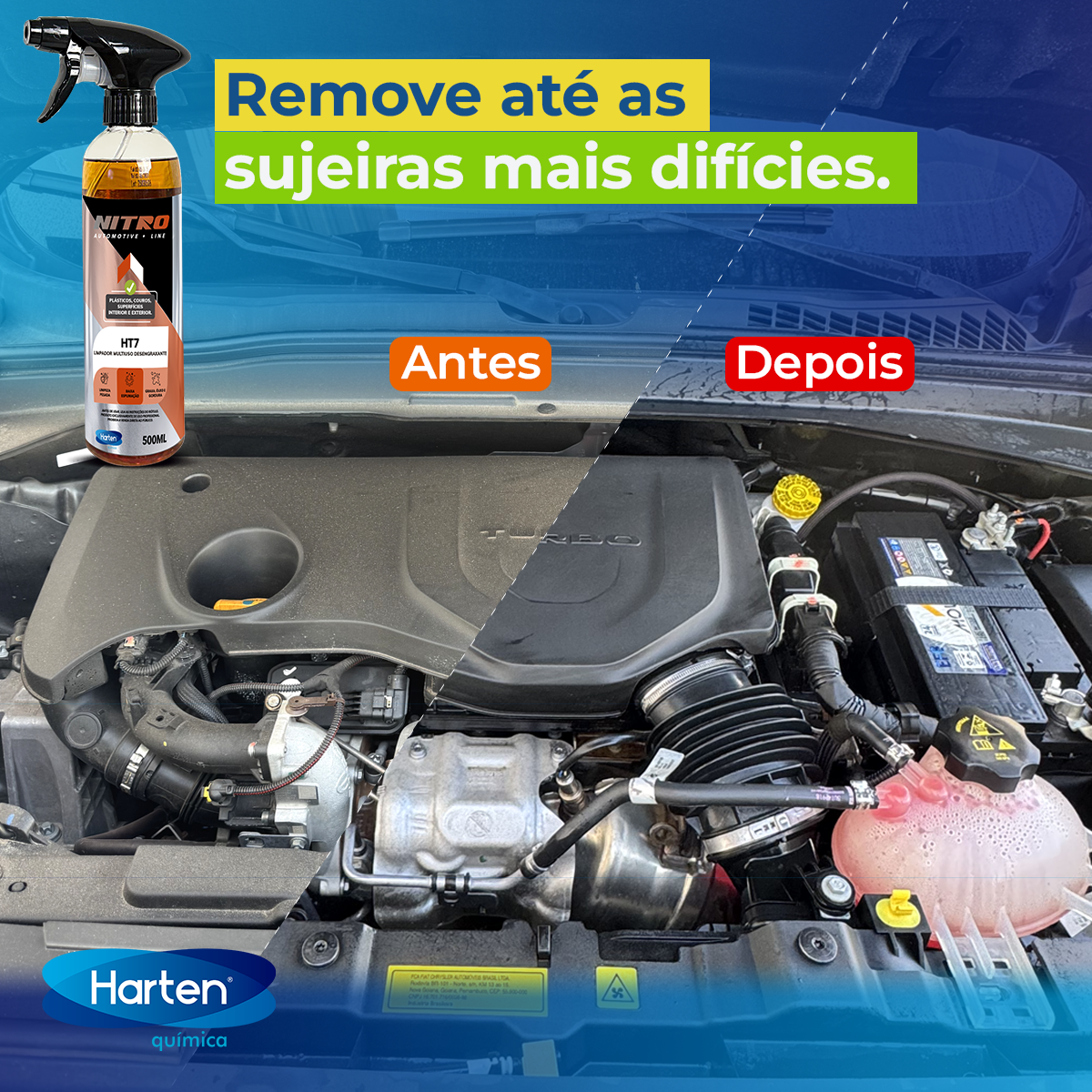 HT7-Desengraxante Multiuso Limpeza Pesada
