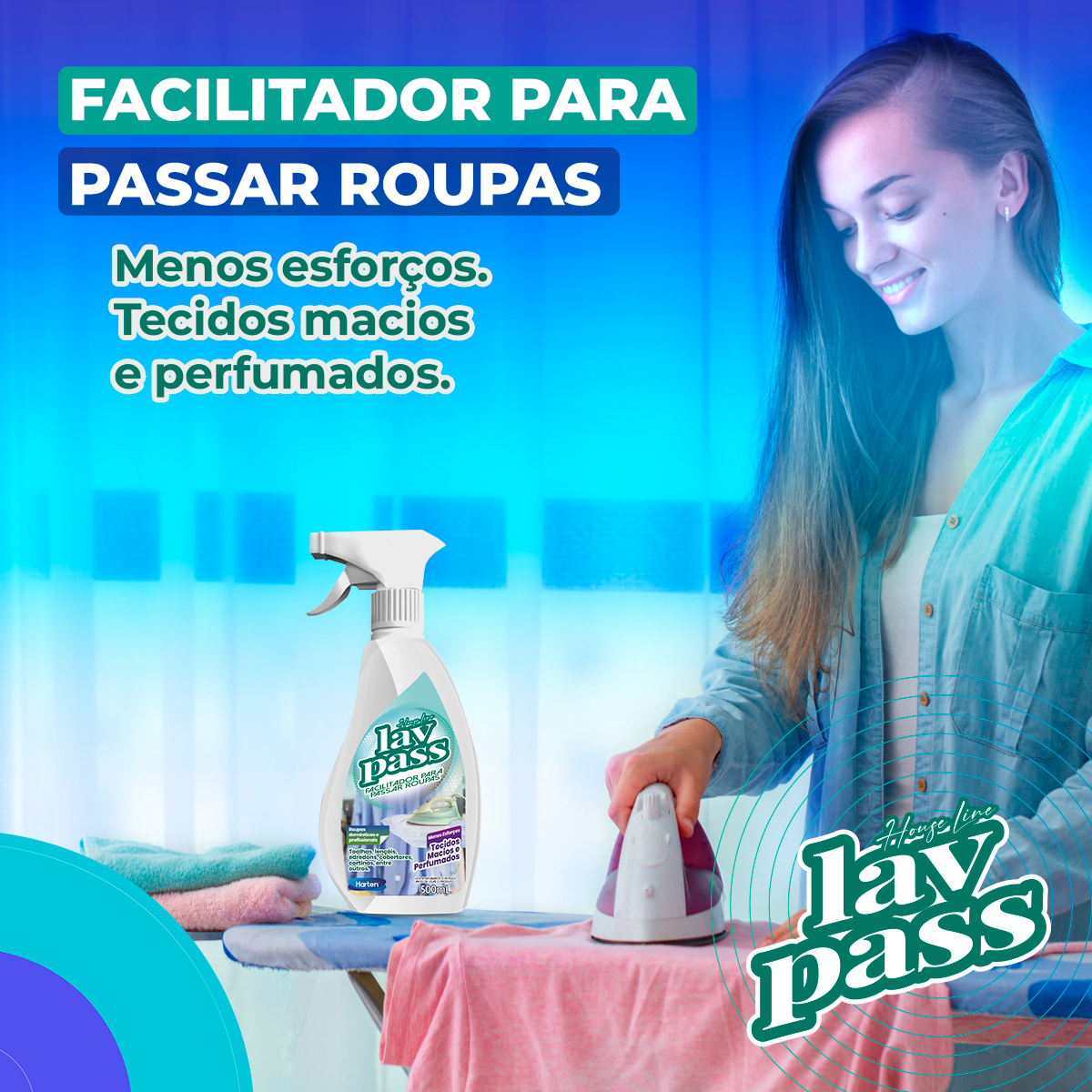 Lav Pass- Facilitador e Odorizador Para Roupas