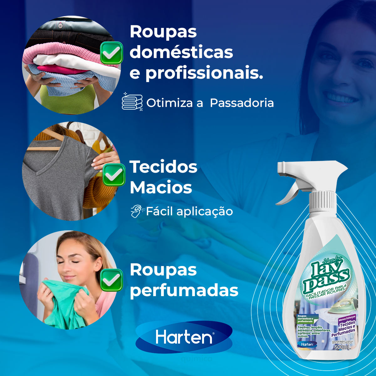 Lav Pass- Facilitador e Odorizador Para Roupas