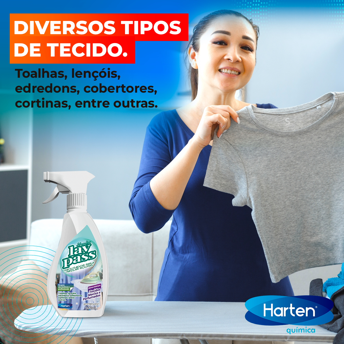 Lav Pass- Facilitador e Odorizador Para Roupas