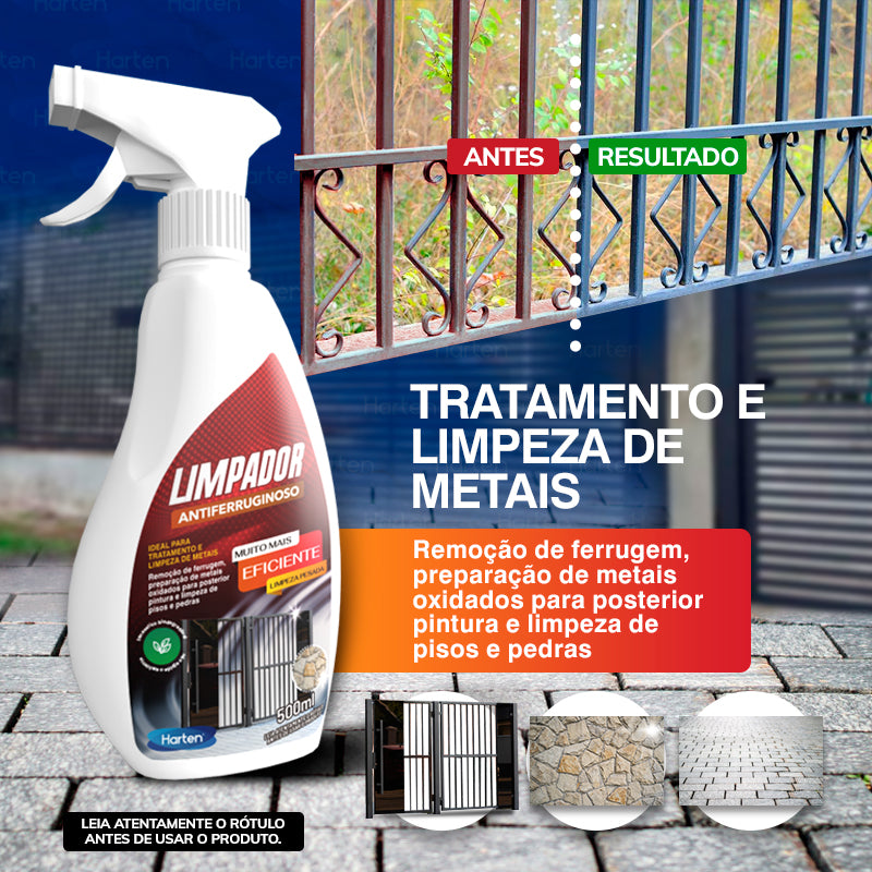 Limpador Antiferruginoso -Remove qualquer tipo de ferrugem