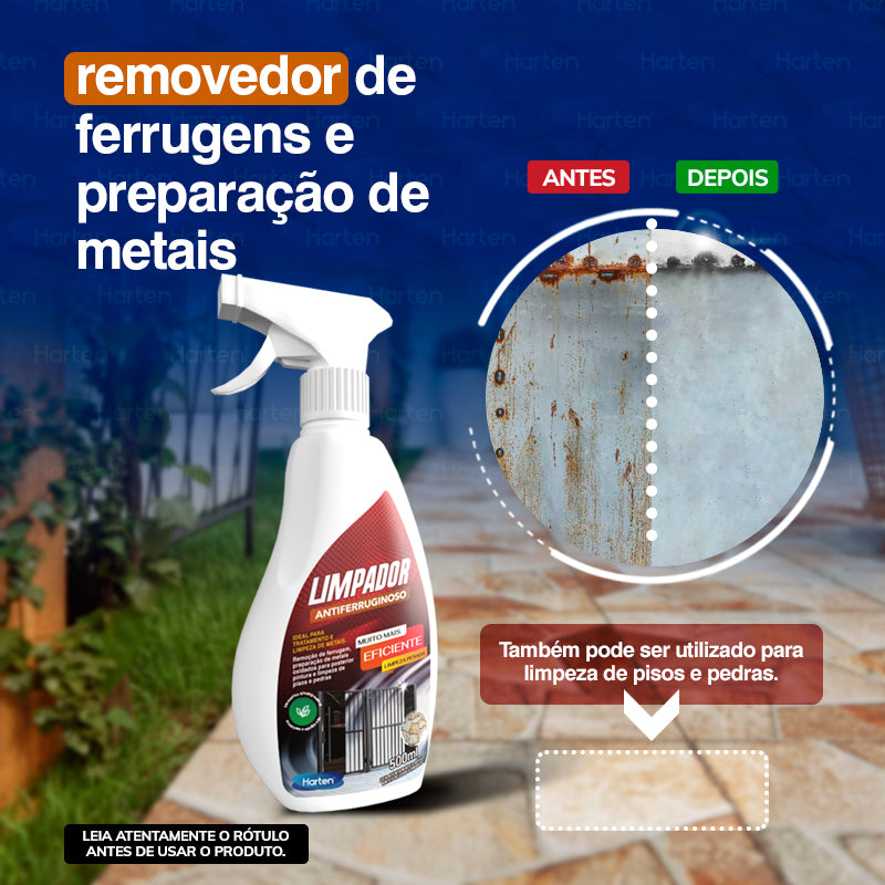 Limpador Antiferruginoso -Remove qualquer tipo de ferrugem