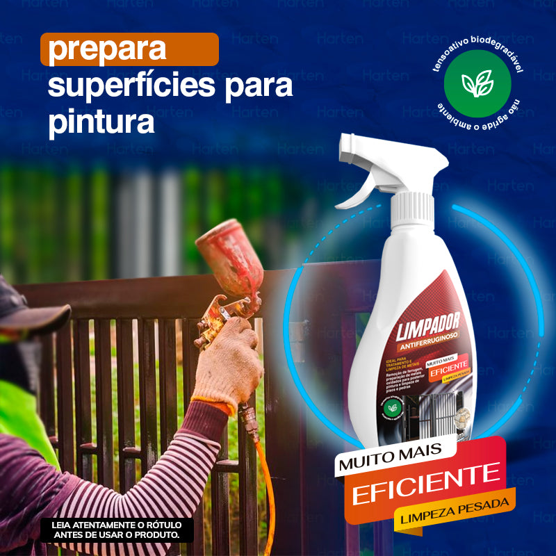 Limpador Antiferruginoso -Remove qualquer tipo de ferrugem