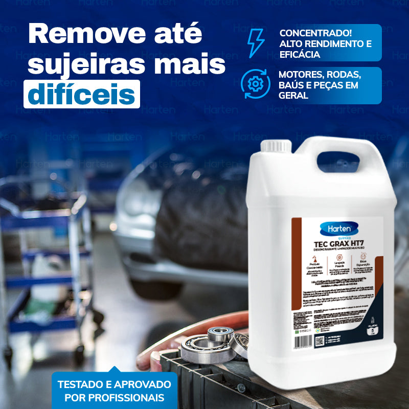 Grax HT7 - Desengraxante HT7 Limpeza Pesada Multiuso Removedor