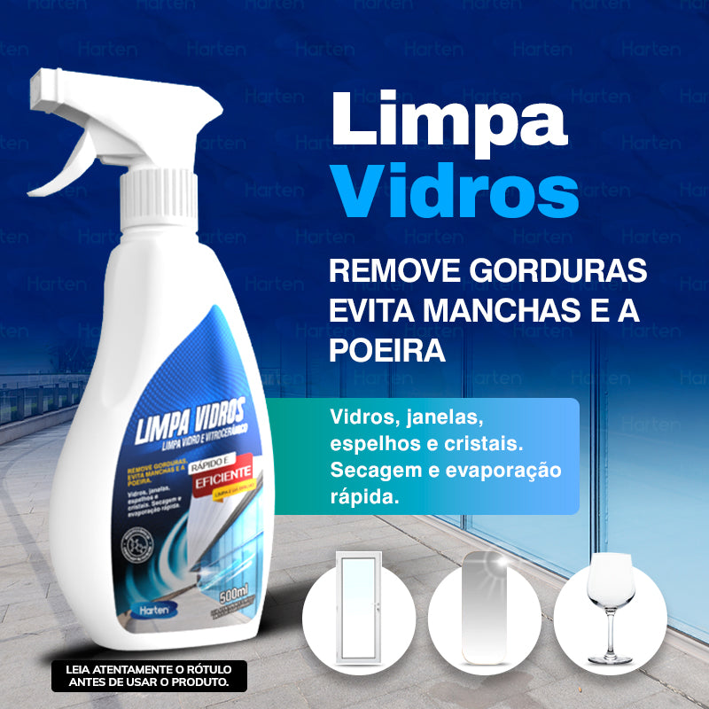 Limpa Vidros E Espelhos Com Anti Embaçante