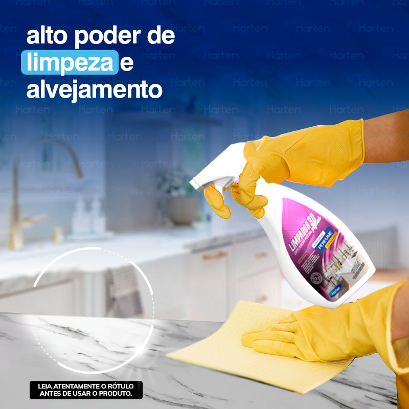 Limpador 3D- Multiuso Limpa Tudo Alveja Perfuma