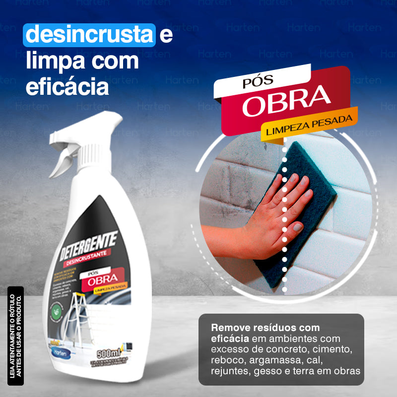 Limpador Pós Obra Detergente