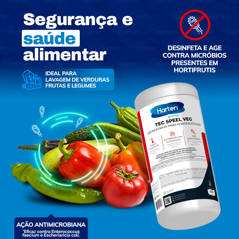 SPEEL VEG -Desinfetante Sanitizante Verduras Legumes Frutas
