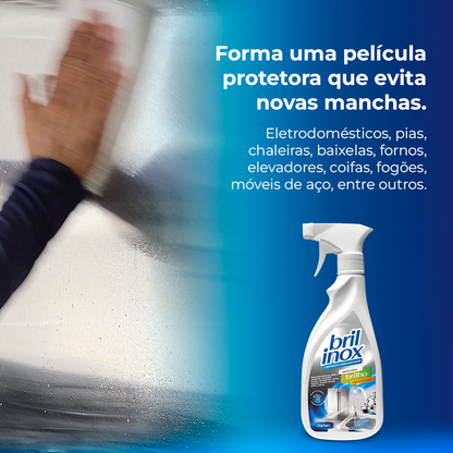 Bril Inox- Limpador Abrilhantador De Inox