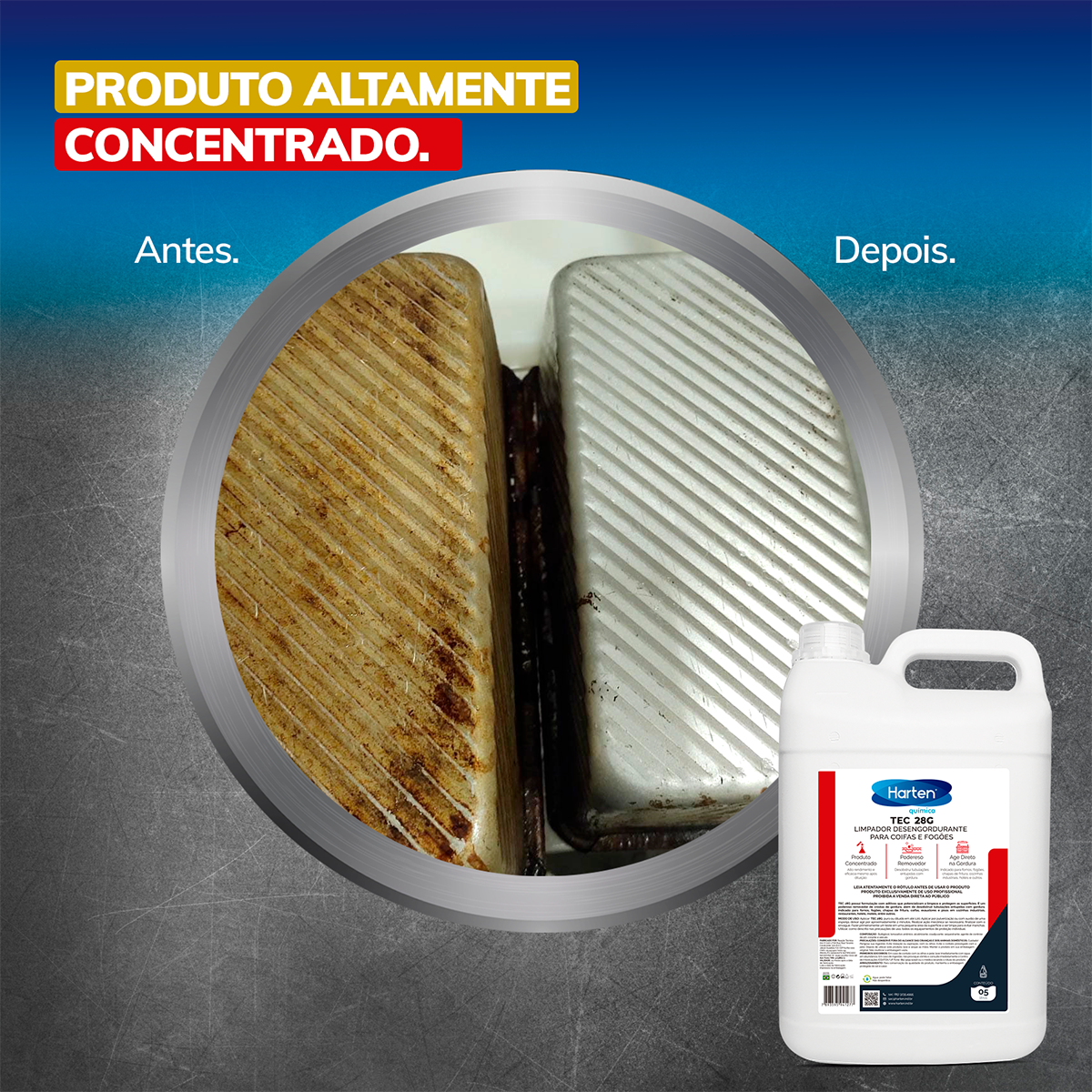 Tec 28G- Tira Gordura Limpa Chapa Fogão Coifa
