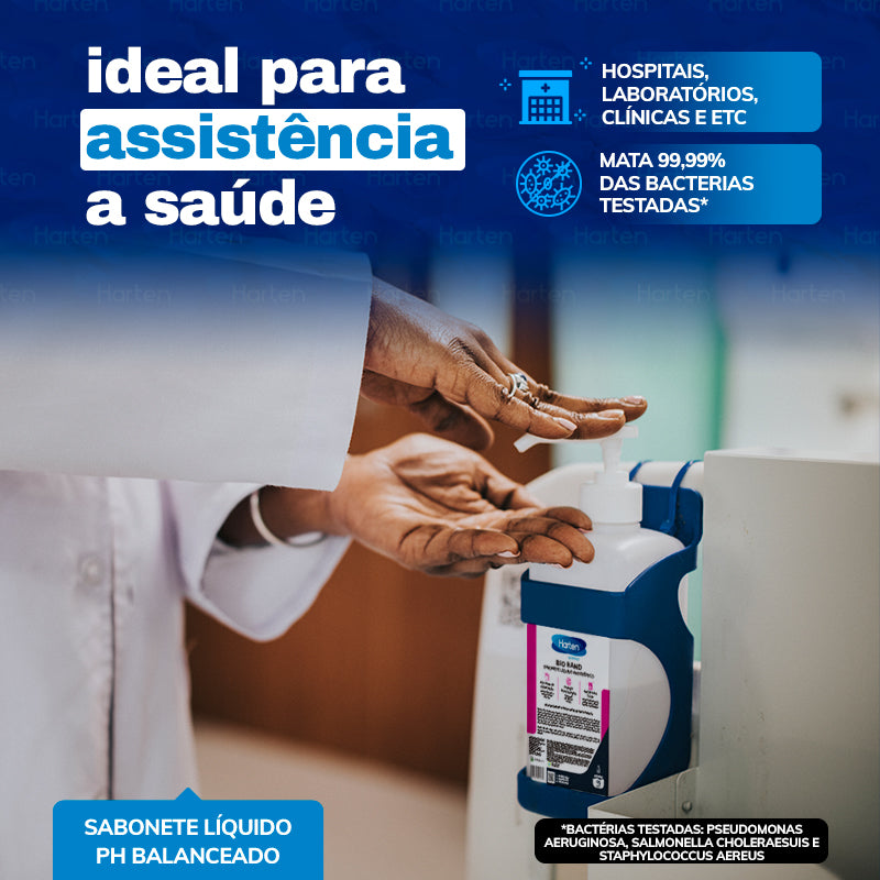 Bio Hand -Sabonete Líquido Antisséptico Sem Aroma 5 Litros