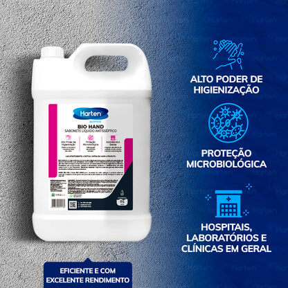 Bio Hand -Sabonete Líquido Antisséptico Sem Aroma 5 Litros