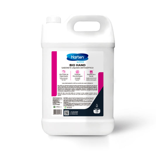 Bio Hand -Sabonete Líquido Antisséptico Sem Aroma 5 Litros
