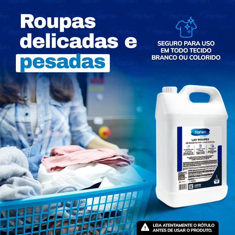 Lav Roupex- Sabão Liquido Profissional Lavandaria Concentrado
