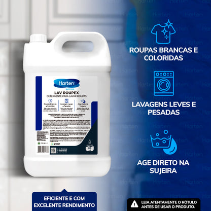 Lav Roupex- Sabão Liquido Profissional Lavandaria Concentrado