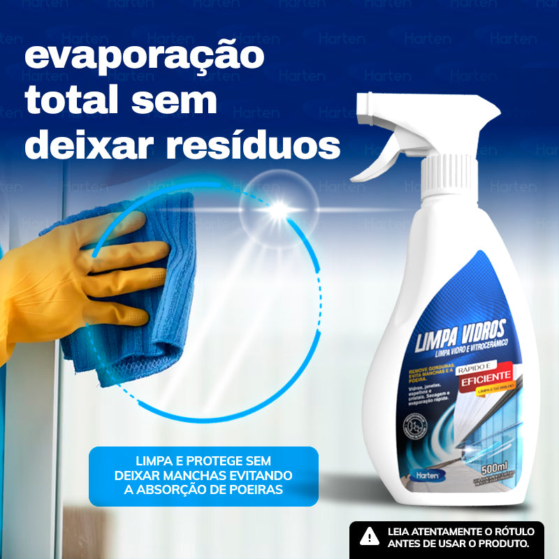 Limpa Vidros E Espelhos Com Anti Embaçante