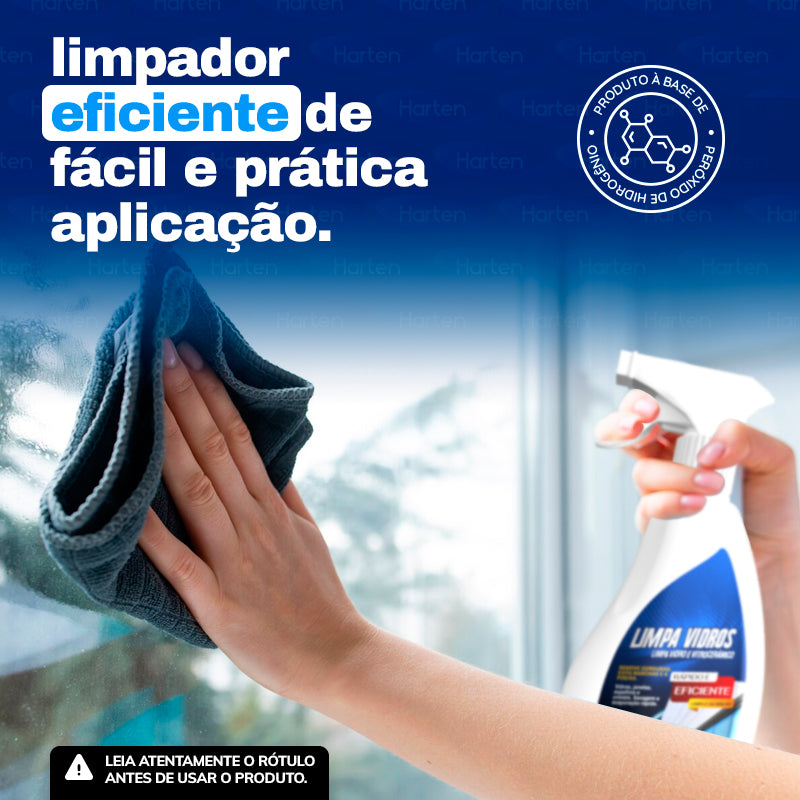 Limpa Vidros E Espelhos Com Anti Embaçante