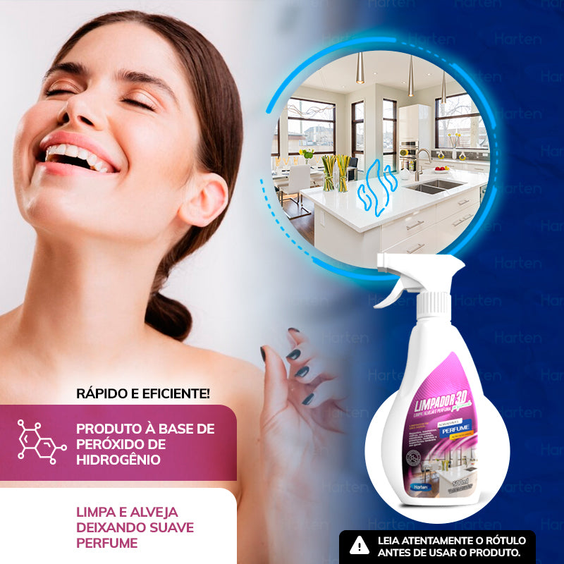 Limpador 3D- Multiuso Limpa Tudo Alveja Perfuma