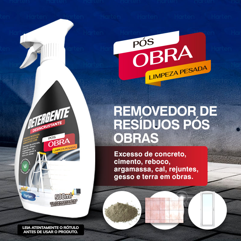 Limpador Pós Obra Detergente