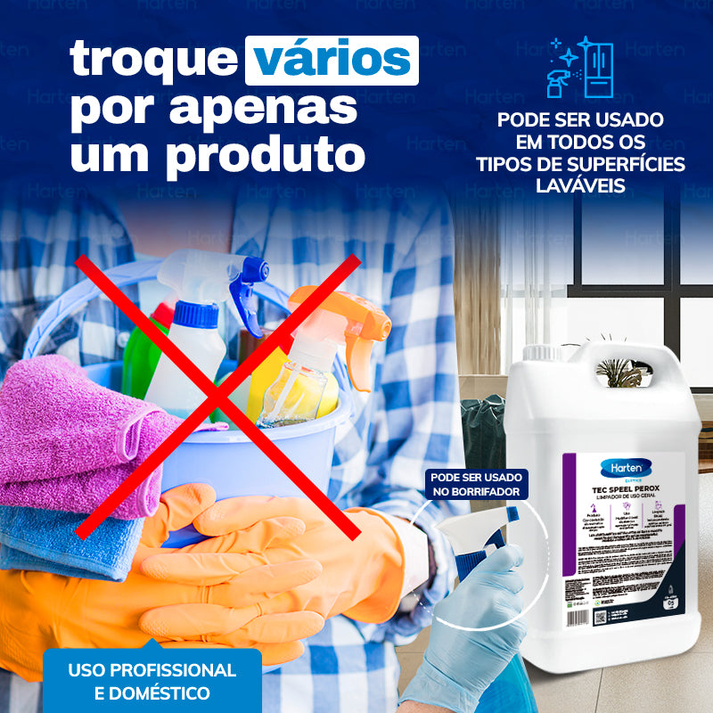 Speel Perox -Limpador De Uso Geral limpa tudo