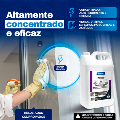 Tec Glass - Limpa Vidros E Espelhos Com Anti Embaçante