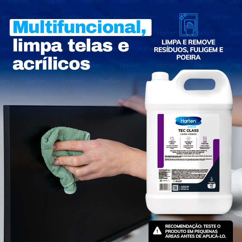 Tec Glass - Limpa Vidros E Espelhos Com Anti Embaçante