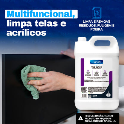 Tec Glass - Limpa Vidros E Espelhos Com Anti Embaçante